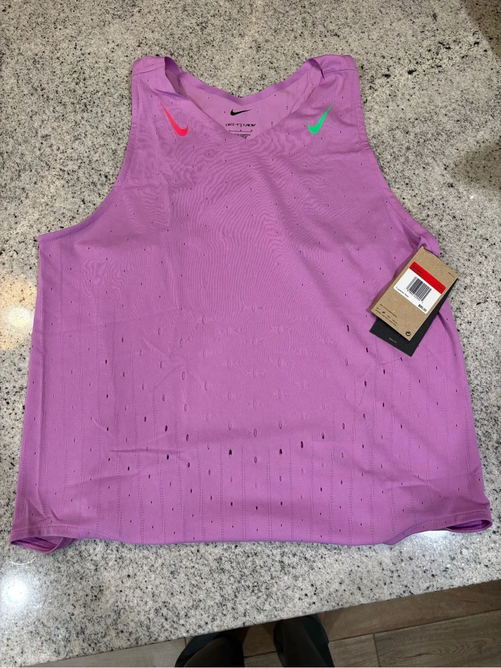 Nike AeroSwift Dri-FIT ADV Running Singlet Women’s Size L ‘Kipyegon' FN2504-532